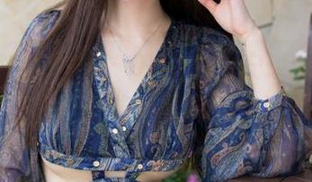 MiStar魅妍社 - Olivia童安琪的镂空，原图好似一块瑞士奶酪！洞洞不少哦