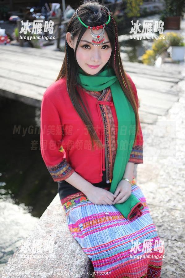 MyGirl美媛馆 - 于大乔与白裙齐舞，全套图包让你领略不一般的优雅！