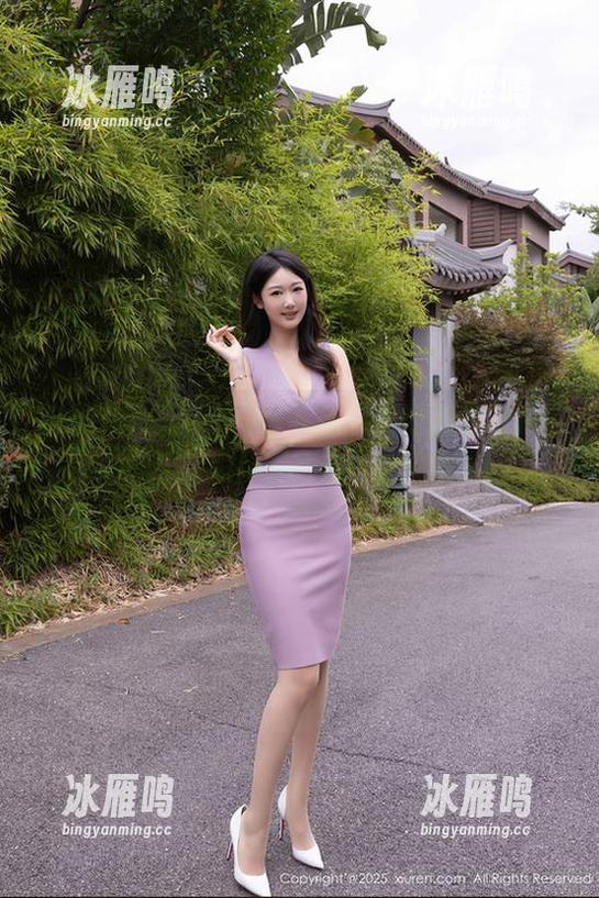 Xiuren秀人网 - 吊带挡不住的魅力，私拍谭睿琪Ailsa的另一番风味。