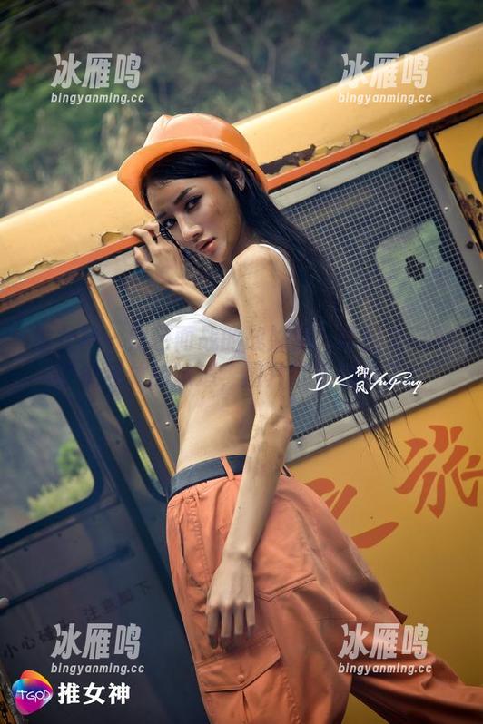 推女神 - 黑色而战的战姝羽：原图里有种欲说还休的味道，图片就更别提了！